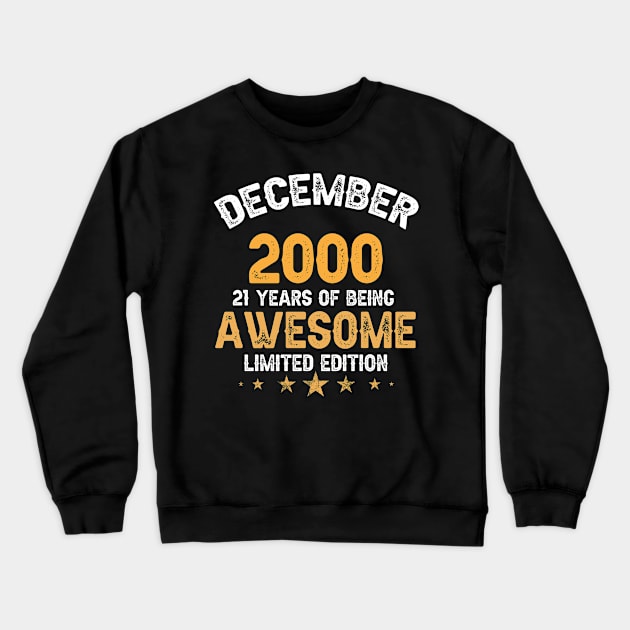 December 2002 20 years of being awesome limited edition Crewneck Sweatshirt by yalp.play